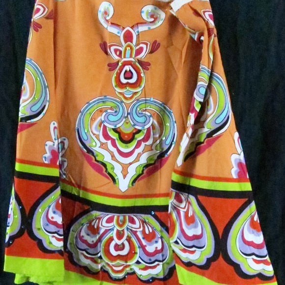 Jane Ashley Woman Skirt Cotton 3XL - Picture 4 of 7